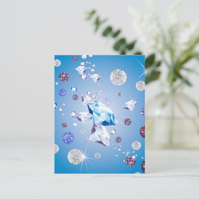 Diamond Galaxy 4 Vykort (Stående Fram)