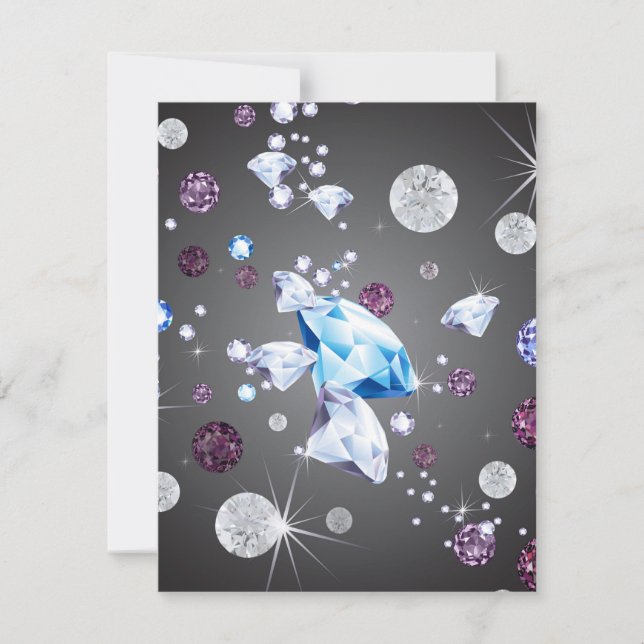 Diamond Galaxy 5 Anteckningskort (Framsida)