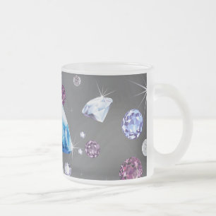 Diamond Galaxy 5 Frostad Glasmugg