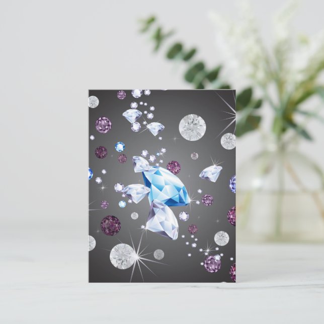 Diamond Galaxy 5 Helg Vykort (Stående Fram)