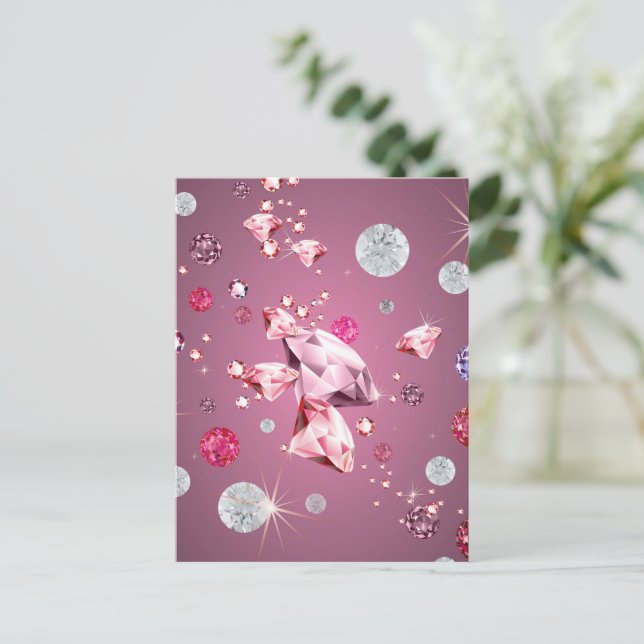 Diamond Galaxy 9 Helg Vykort (Stående Fram)