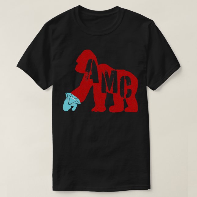 Diamond Hand AMC Ape T Shirt (Design framsida)