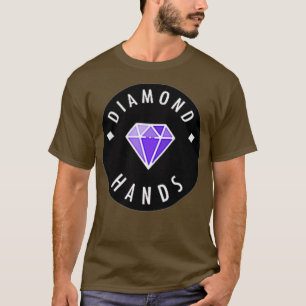 Diamond Händer Black Lila Mini WSB Lagrar Memine T Shirt