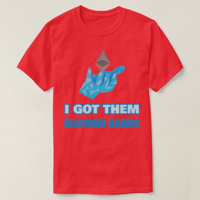 Diamond Händer Daytrader Shirt Design T (Design framsida)