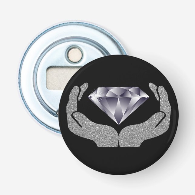 Diamond Händer Flaska-öppnare Flasköppnare (Framsidan)