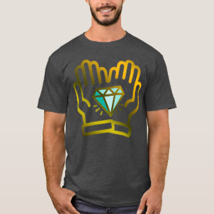 Diamond Händer GME Lagrar Market Trader Guld Crypt T Shirt