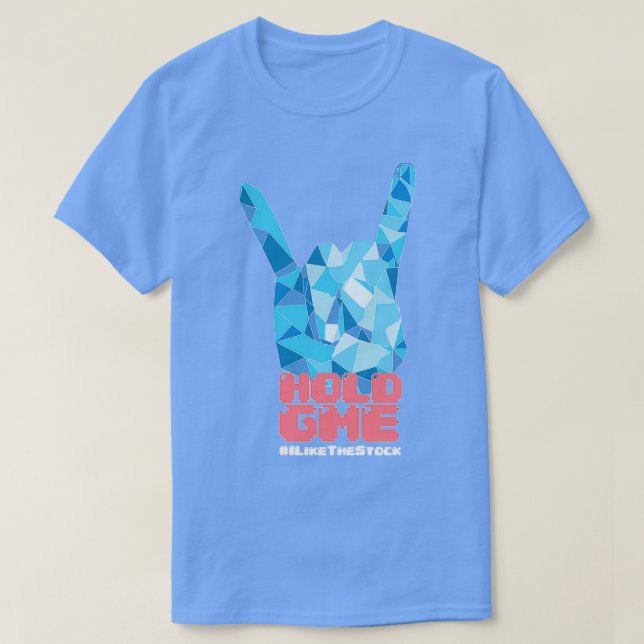 Diamond Händer HOLD GME T Shirt (Design framsida)