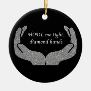 Diamond Händer Keramic Ornament
