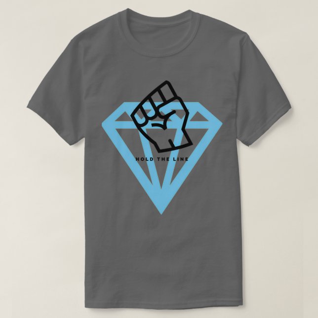 Diamond Handes Håll linjen T Shirt (Design framsida)