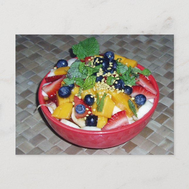 Diamond Head Cove Health Pub - Acai Bowl Vykort (Framsida)
