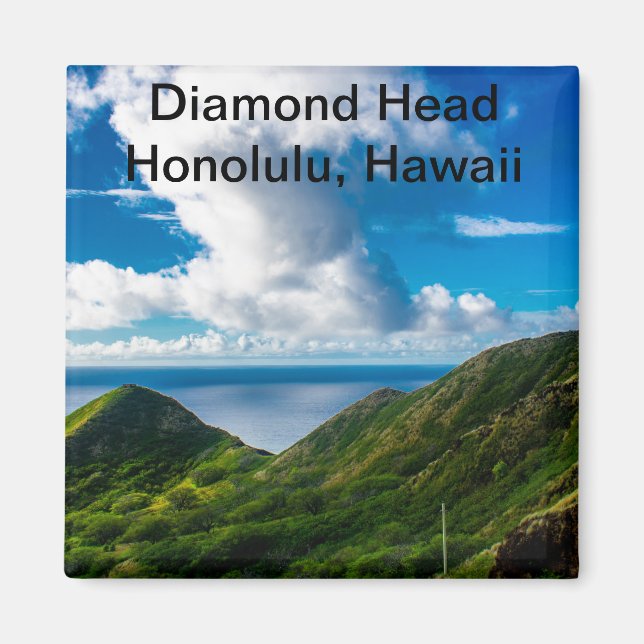 Diamond Head Crater Magnet (Framsidan)