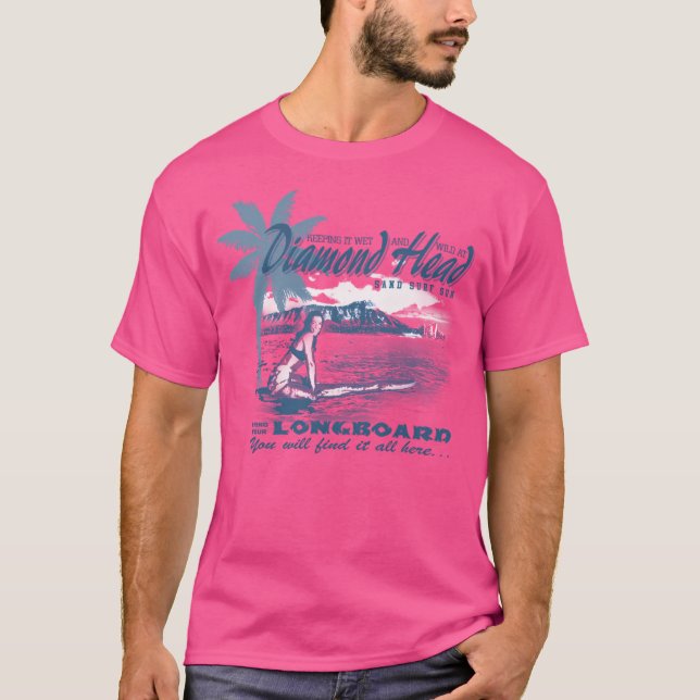 Diamond Head Hawaii T Shirt (Framsida)