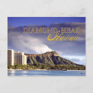 Diamond Head, Honolulu, Hawaii Vykort