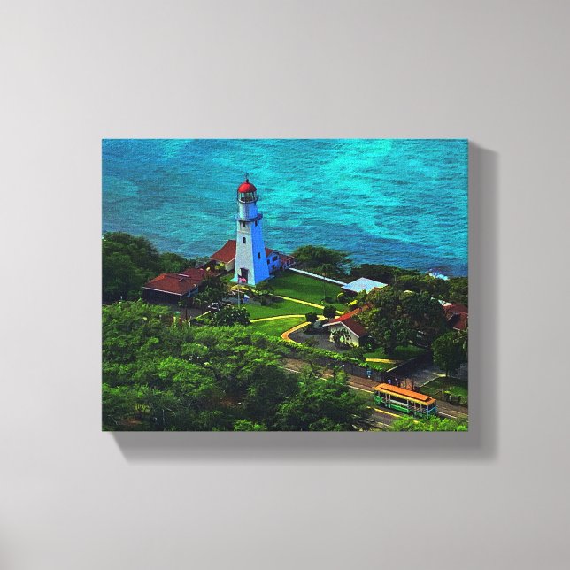 Diamond Head Lighthouse #1 Canvas (Framsida)