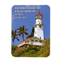 Diamond Head Lighthouse, Hawai'i Flexi Magnet