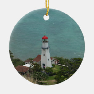 Diamond Head Lighthouse Julgransprydnad Keramik