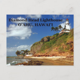 Diamond Head Lighthouse, O'ahu, Hawai'i Postcard Vykort