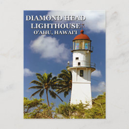Diamond Head Lighthouse, O'ahu, Hawai'i Postcard Vykort