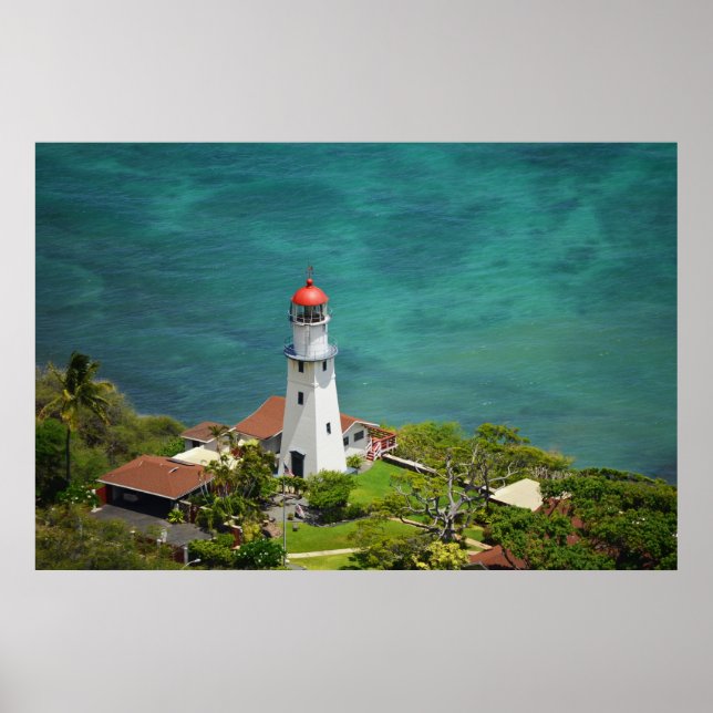 Diamond Head Lighthouse Poster (Framsidan)