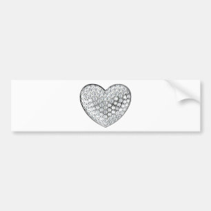 Diamond Heart Bildekal