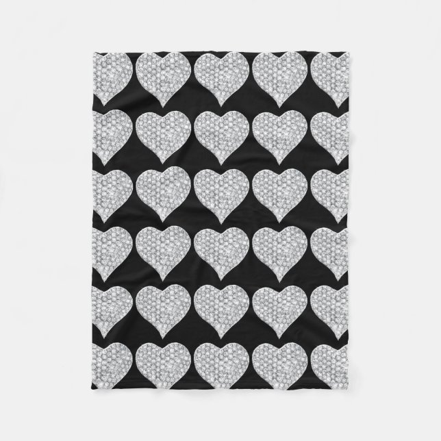 Diamond Heart Fleece Blanket (Framsidan)