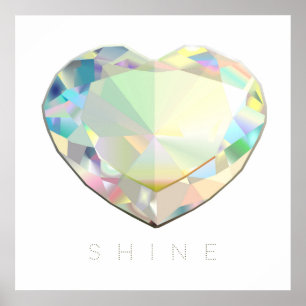 Diamond Heart-inspiration Poster