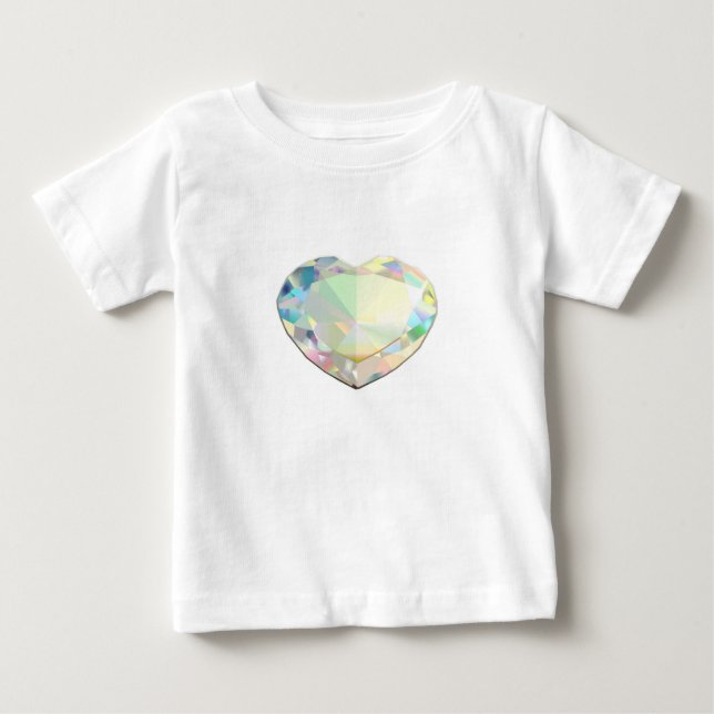 Diamond Heart-inspiration T-shirt (Framsida)