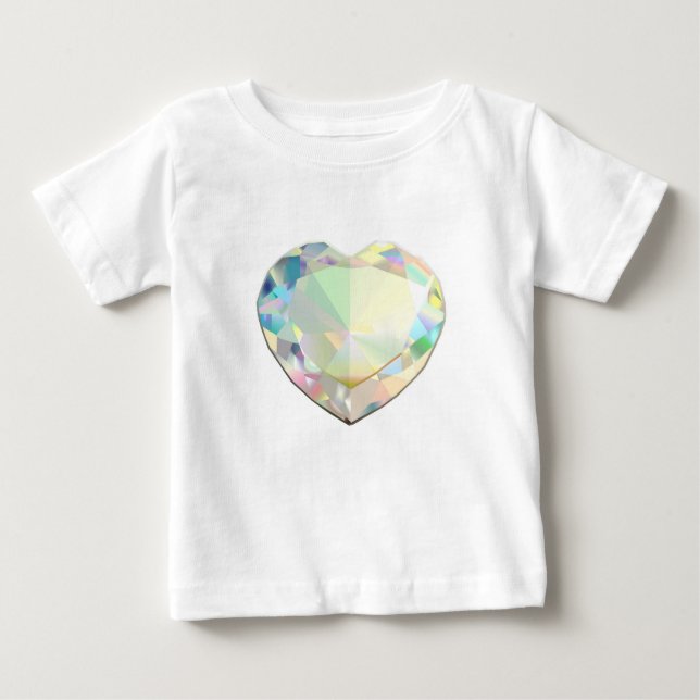 Diamond Heart-inspiration T-shirt (Framsida)
