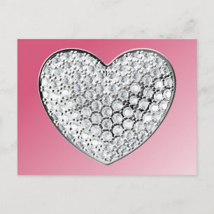 Diamond Heart Vykort