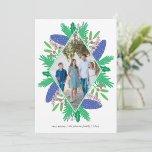 Diamond Helgdag Woodland jul Multi Photo Julkort