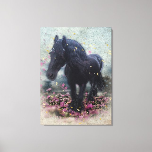 DIAMOND i Flowers ~ Wrapped Canvas (Framsida)
