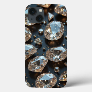 Diamond iphone case ser ut som diamant lyx