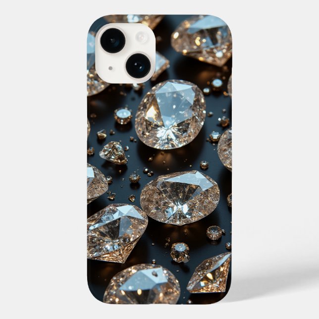 Diamond iphone case ser ut som diamant lyx (Baksida)