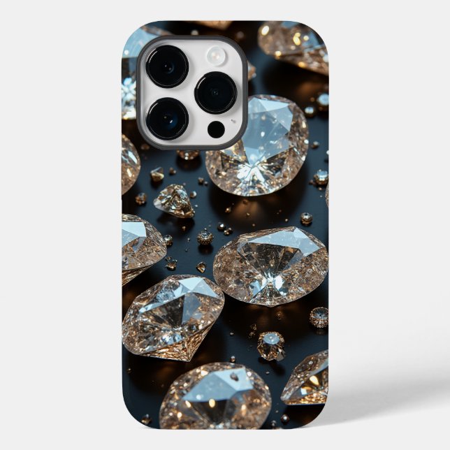 Diamond iphone case ser ut som diamant lyx (Baksida)