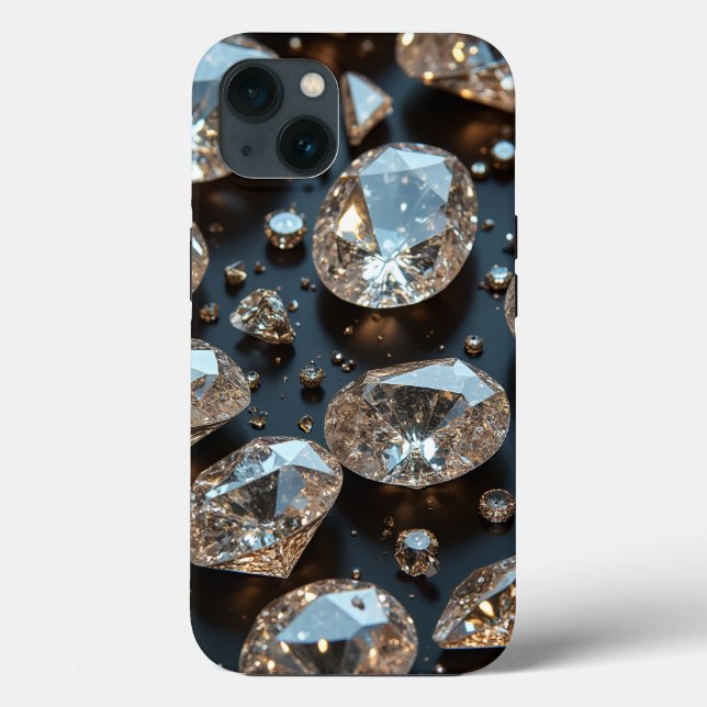 Diamond iphone case ser ut som diamant lyx (Baksida)