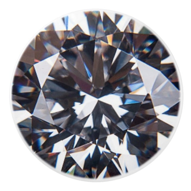 Diamond Jewel Gemstone Knopp (Framsidan)