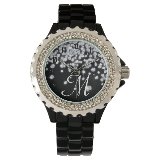 Diamond Jewels Jewelry Glitz Glam Glamor Watch Armbandsur (Framsida)