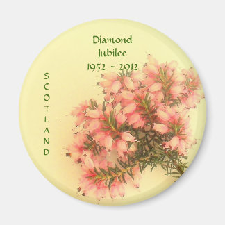 Diamond Jubilee 1952-2012 Scotland Magnet