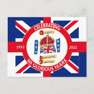 Diamond Jubilee 2012 Firande vykort