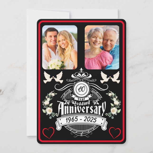 Diamond Jubilee 2 - inbjudan till fotoårsdag (Framsida)