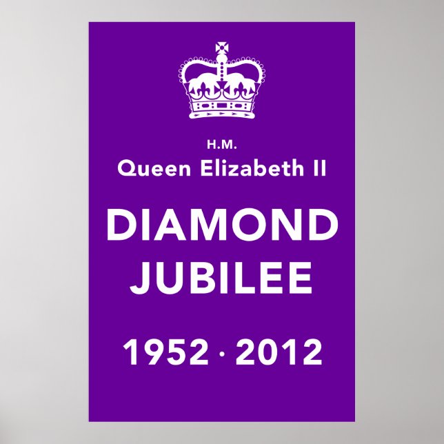 Diamond Jubilee Commemorative Poster (Framsidan)