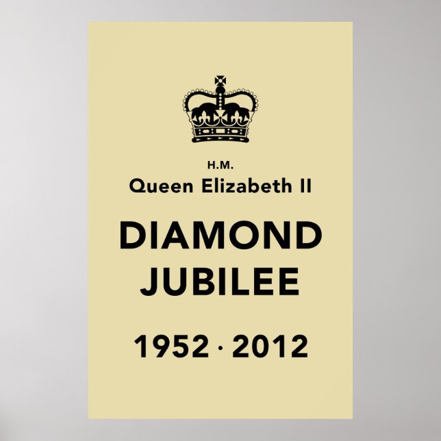 Diamond Jubilee Commemorative Poster [Lugn] (Framsidan)