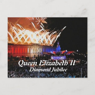 Diamond Jubilee-konserten för minneshögtidligt vyk Vykort