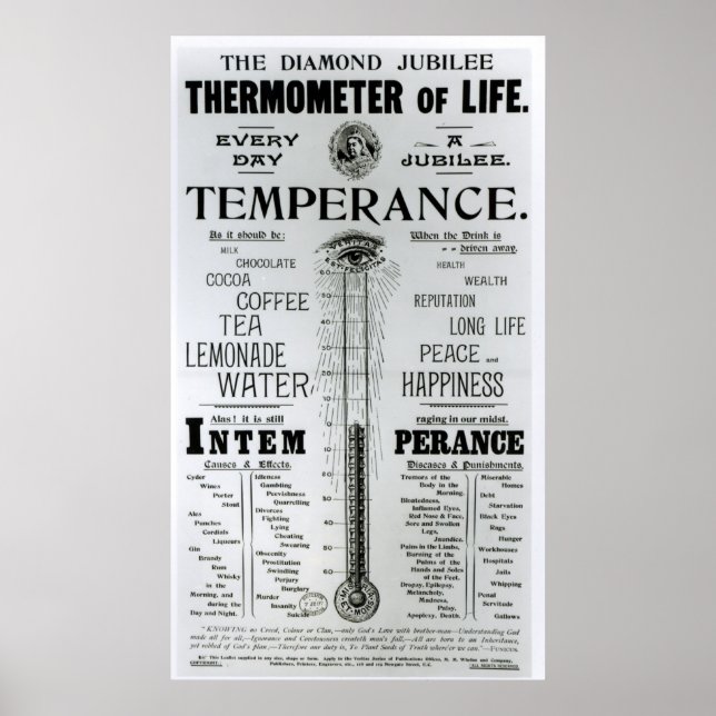 Diamond Jubilee Thermometer of Life Poster (Framsidan)