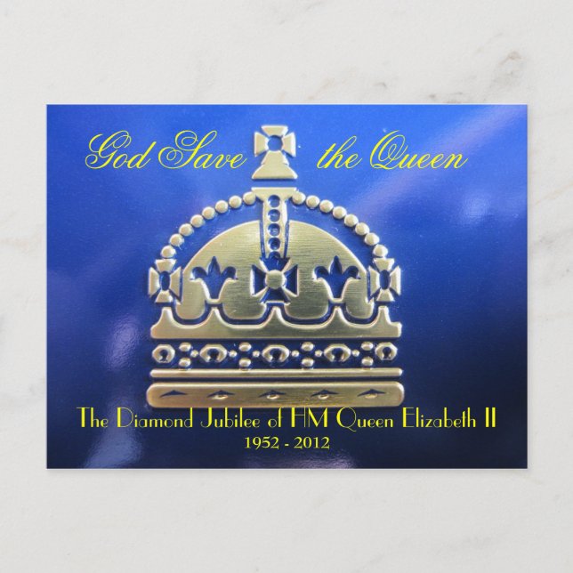 Diamond Jubilee vykort (Framsida)