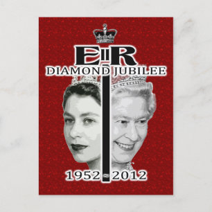 Diamond Jubliee Postcard Vykort