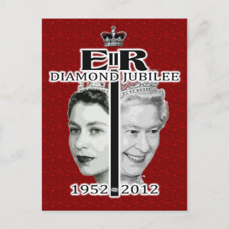 Diamond Jubliee Postcard Vykort