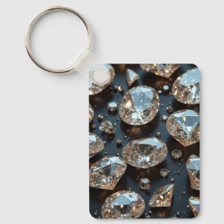Diamond Keychains ser ut som en riktig diamant lyx Nyckelring
