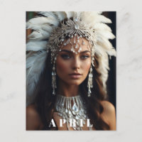 *~ DIAMOND Kvinnor AP53 Boho APRIL FÖDELSEDAG