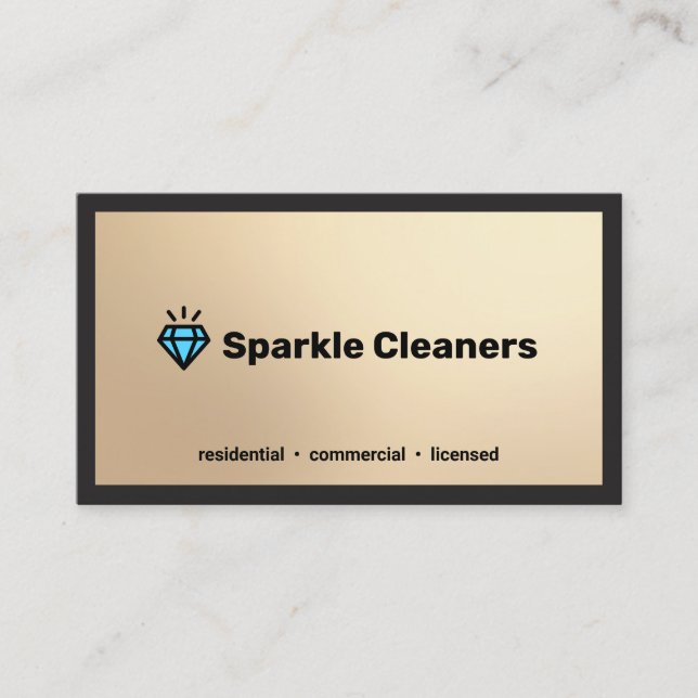 Diamond Logotyp Houseservation Service Visitkort (Framsida)